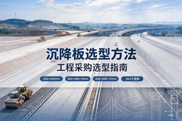 太子河沉降板选择方法