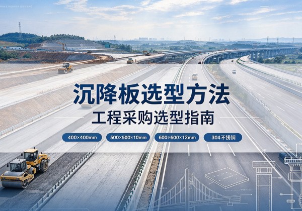 太子河沉降板选择方法